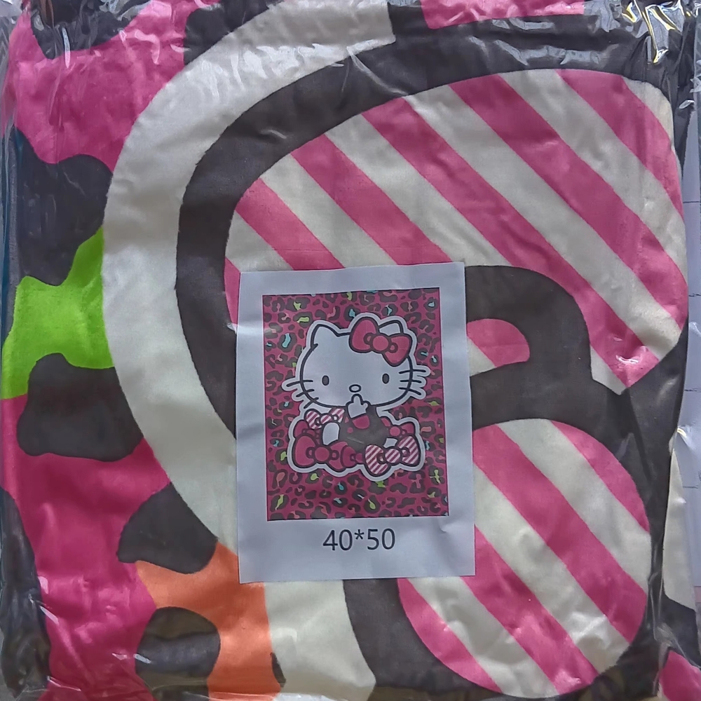 Colorful Hello Kitty Blanket LARGE